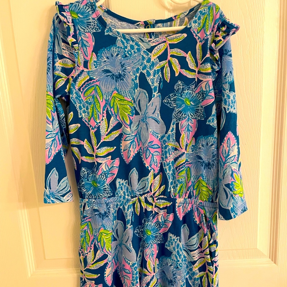 Lilly Pulitzer Girl's Sasha Ruffle Romper